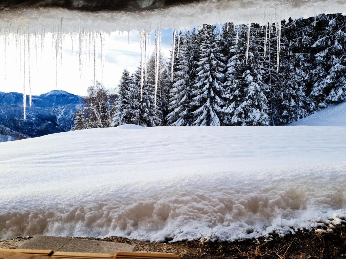 Chalet Chapeau Rar Castel Condino Экстерьер фото